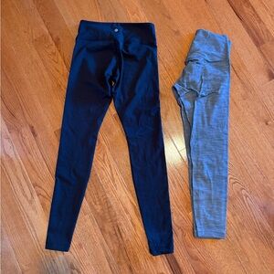 lululemon athletica Leggings in Black and Gray